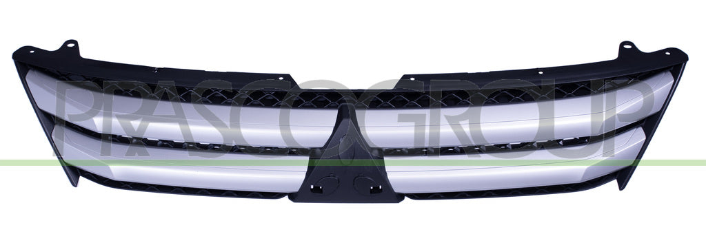 griglia radiatore nera con modanatura grigio argento mitsubishi eclipse cross 2018 mb7052011