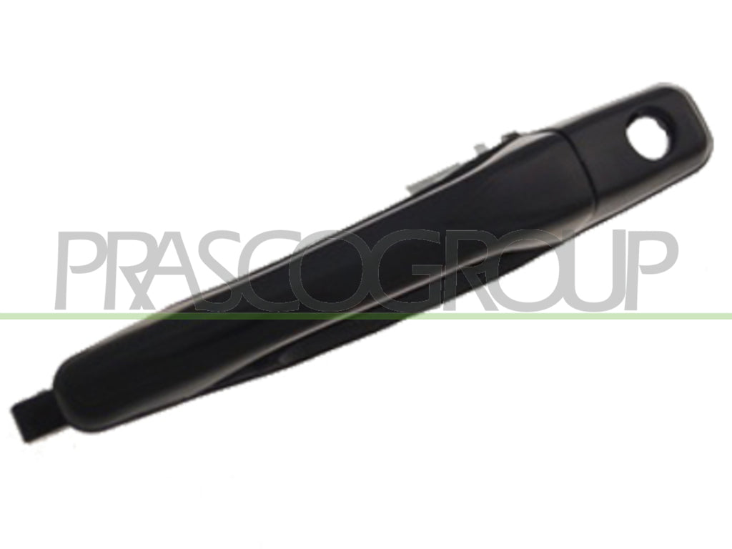 maniglia anteriore sinistra esterna nera liscia con foro nottolino mitsubishi lancer 2002 2008 mb7108002