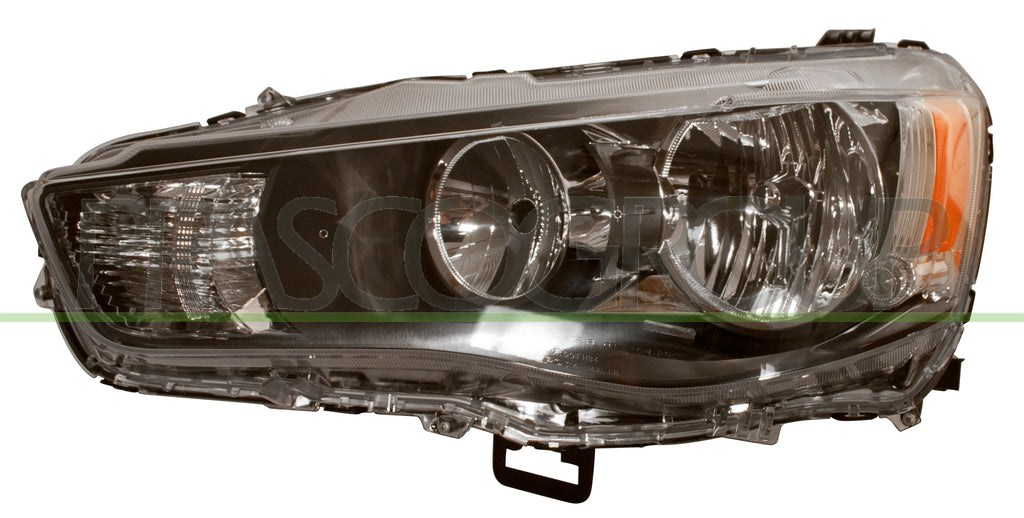 proiettore sinistro mod hb4 hb3 elettrico senza motore mod outlander mitsubishi outlander asx 2009 2012 mb7164904