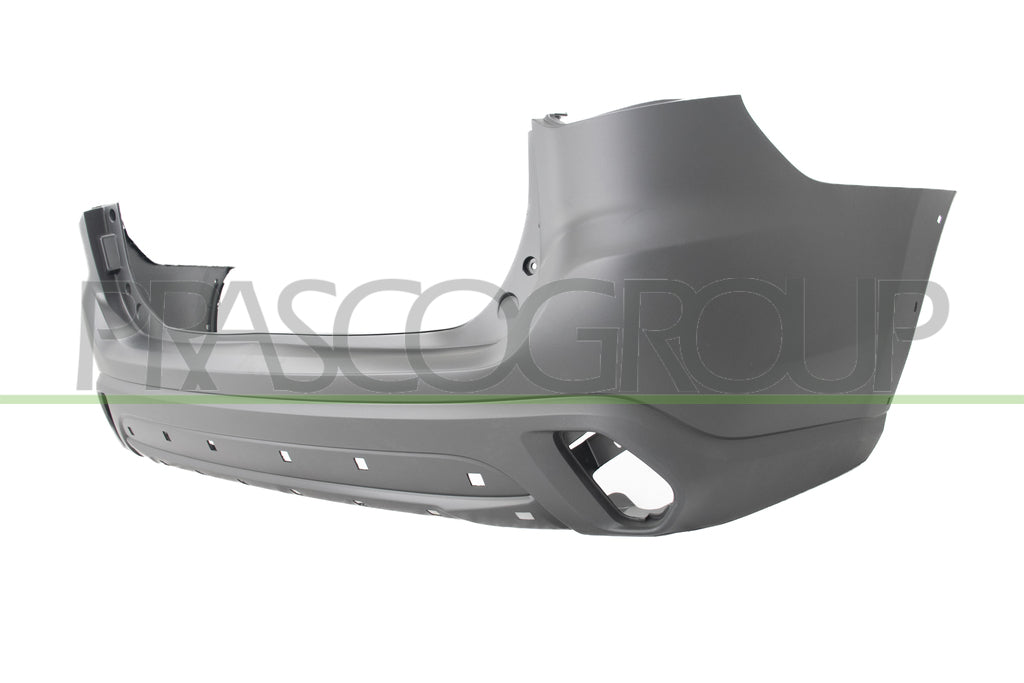 paraurti posteriore con primer con tracce pdc con fori parafanghini mitsubishi outlander 2018 2022 mb7221051