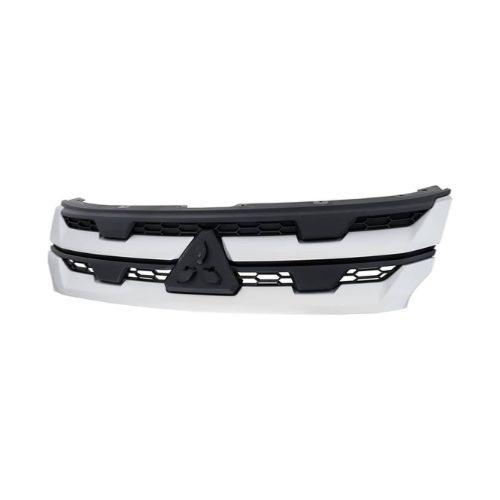 griglia radiatore nera con modanatura grigio argento mitsubishi asx 2019 2023 mb7242001
