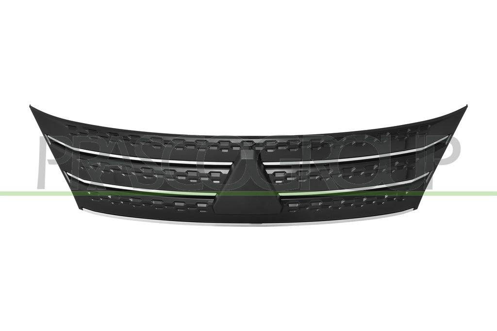 griglia radiatore nera con modanature cromate orrizzontali mitsubishi outlander gn 2022 mb7252011