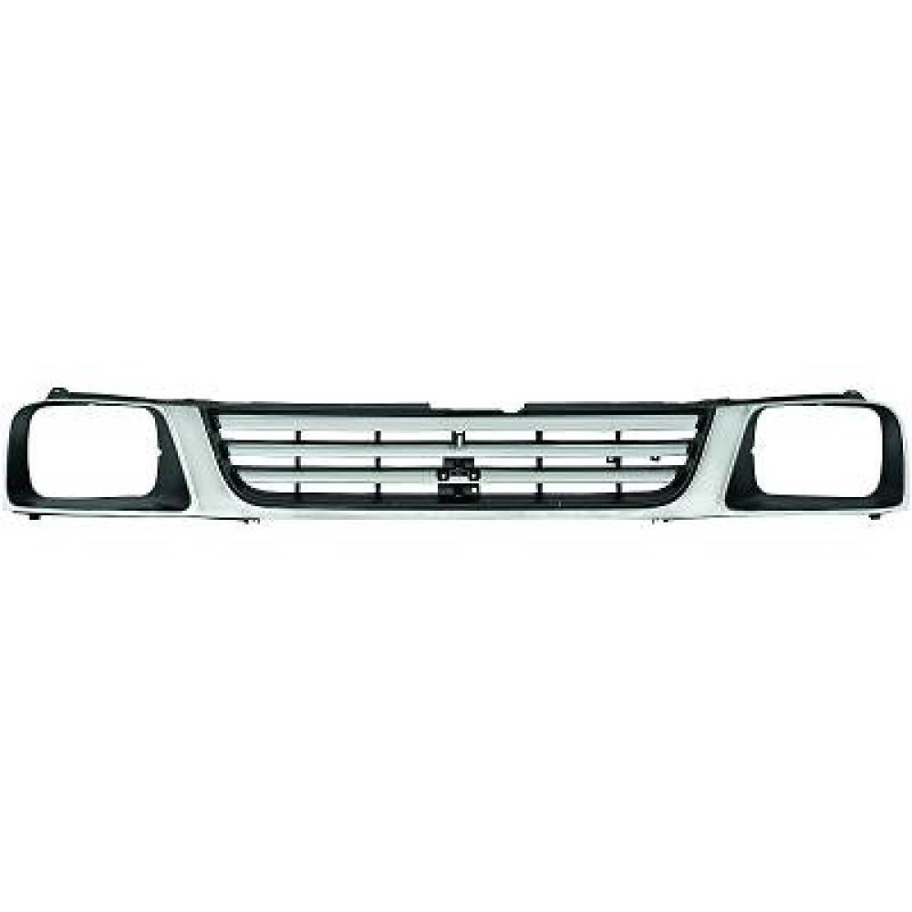 griglia radiatore cromata nera mod 03 98 mitsubishi l200 strada 1996 2000 mr241064