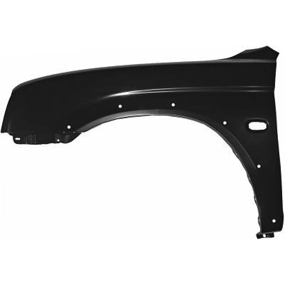 parafango anteriore sinistro con fori parafanghino mitsubishi l200 strada 2001 2003 mb8153014