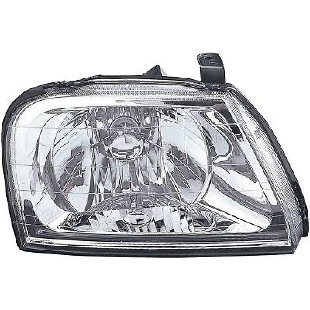 proiettore destro h4 elettrico mod 04 98 mitsubishi l200 strada 2001 2003 mb8174603