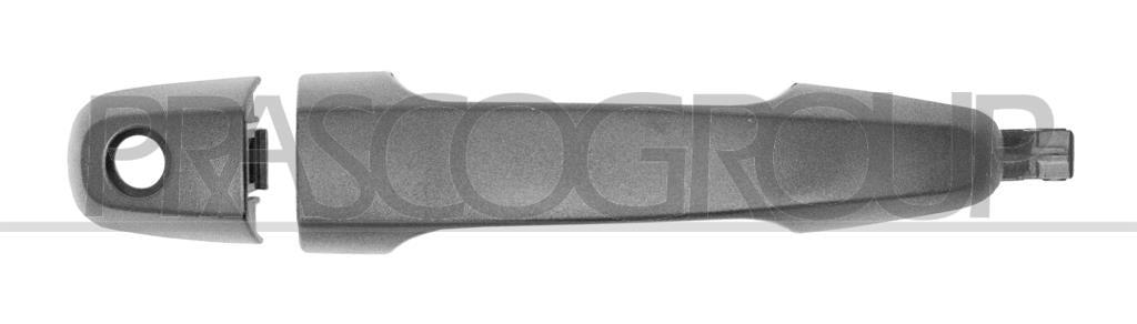 maniglia anteriore destra esterna nera con foro nottolino mitsubishi l200 strada 2005 2010 mb8218011