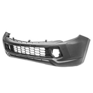 paraurti anteriore con primer con tracce lavafari con fori parafanghini mitsubishi l200 triton 2015 2019 mb8241001