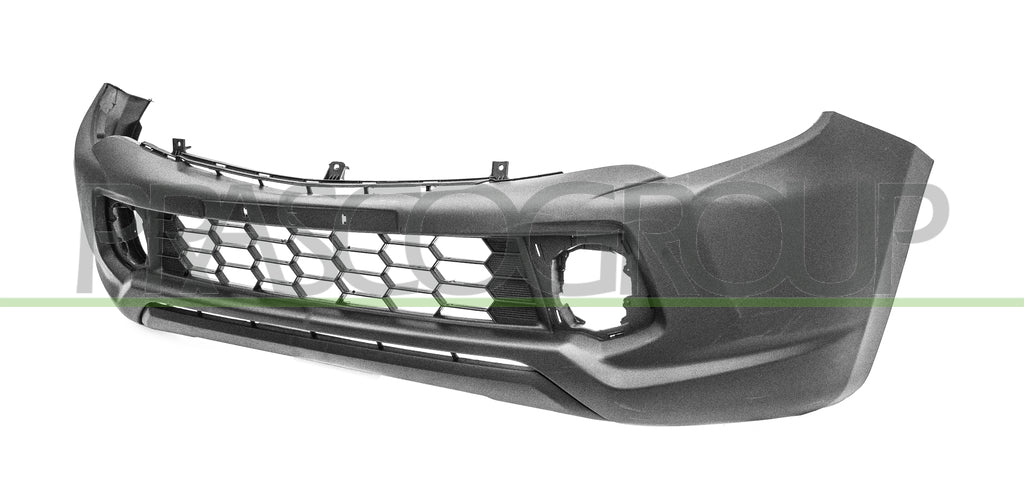 paraurti anteriore nero liscio da primerizzare senza fori parafanghini mitsubishi l200 triton 2015 2019 mb8241011