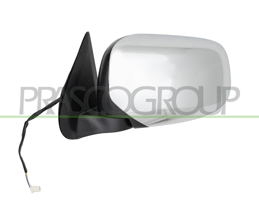 retrovisore sinistro elettrico nero convesso con calotta cromata mitsubishi l200 triton 2015 2019 mb8247226