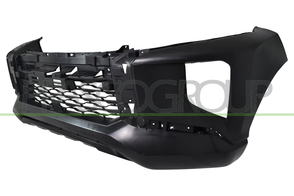paraurti anteriore nero liscio da primerizzare con griglia centrale con fori modanature mitsubishi l200 triton 2019 2023 mb8261001