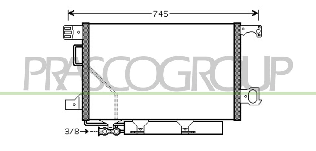condensatore mercedes c class sportcoupe cl203 2000 2008 me026c004