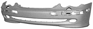 paraurti anteriore con fori lavafari mod avantgarde mercedes c class w203 2000 2004 me0271031
