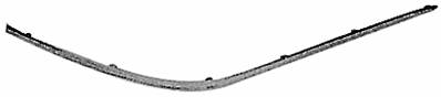 profilo modanatura sinistra paraurti anteriore cromato mercedes c class w203 2000 2004 me0271248