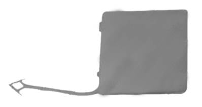 copri gancio traino paraurti posteriore mod avantgarde mercedes c class w203 2000 2004 me0271296