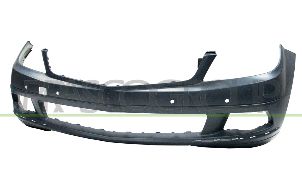 paraurti anteriore con primer con fori pdc supporti mercedes c class w204 s204 2007 2010 me0291031