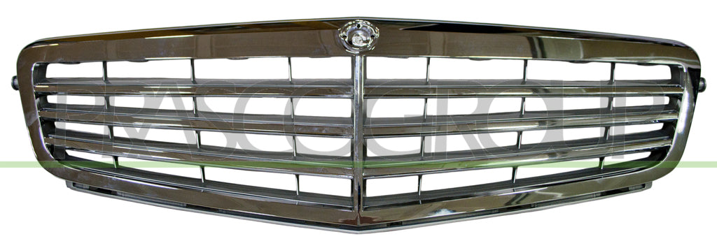 griglia radiatore completa argento cromata mod classicon elegance mercedes c class w204 s204 2007 2010 me0292000