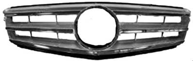griglia radiatore cromata argento opaco senza porta emblema mod avantgarde classicon executive mercedes c class w204 s204 2010 2011 me0292020