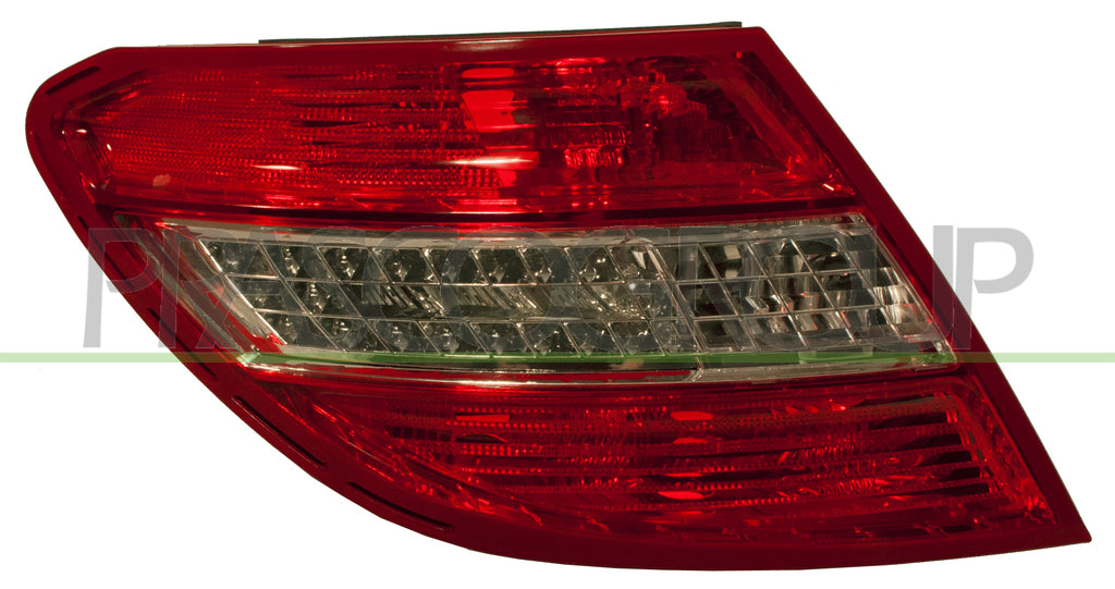 fanale posteriore destro senza portalampada rosso bianco led mod 4 porte mercedes c class w204 s204 2010 2011 me0294173
