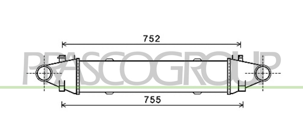 intercooler mercedes c class w204 s204 2007 2010 me029n001