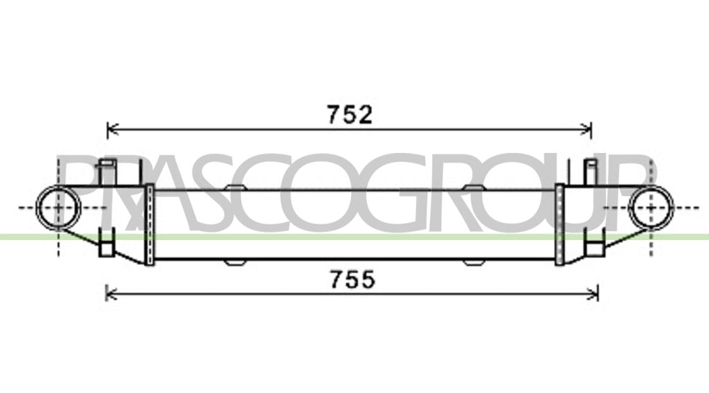 intercooler mercedes c class w204 s204 2007 2010 me029n003