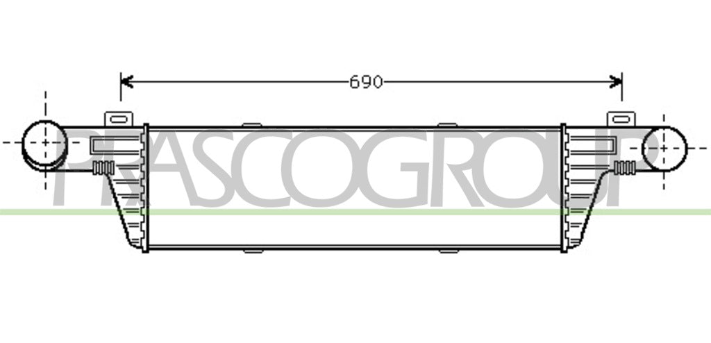 intercooler mercedes e class w210 s210 1995 1999 me035n001