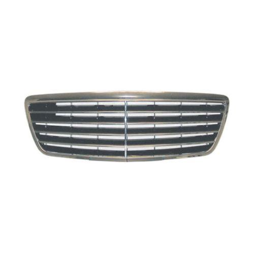 griglia radiatore completa nera mod avantgarde mercedes e class w210 1999 2002 me0372010