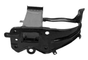 staffa sinistra rinforzo paraurti anteriore metallo mercedes e class w211 2002 2007 me0391006