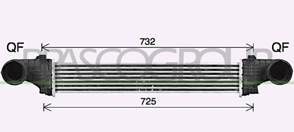intercooler mercedes e class w211 s211 2002 2007 me039n003