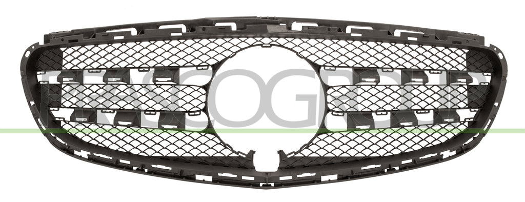 griglia radiatore nera con foro telecamera mod amg sport mercedes e class w212 2013 2016 me0452021