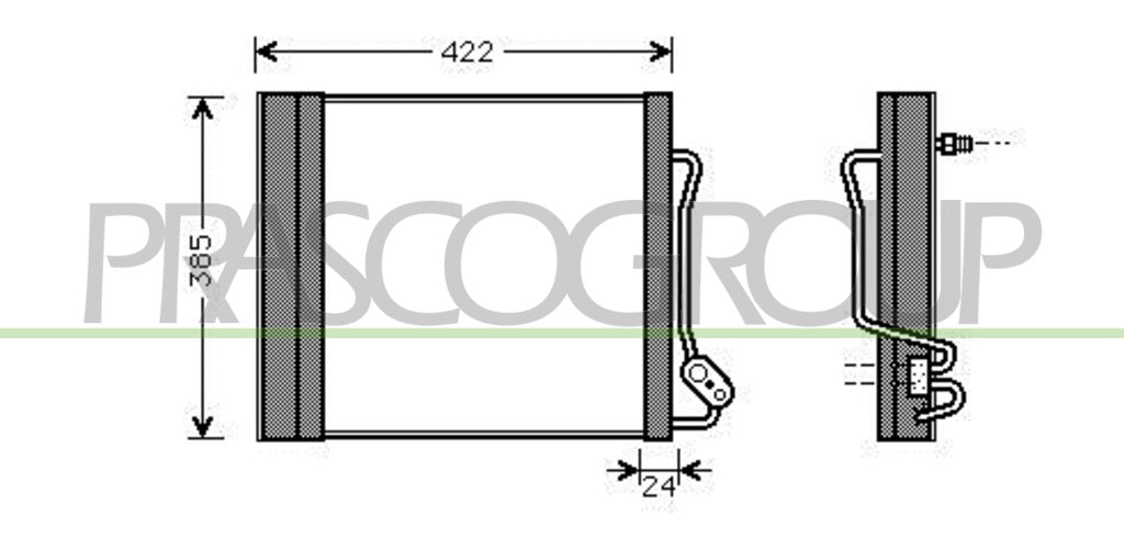 condensatore smart city coupe 1998 2002 me302c001