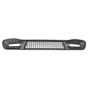 griglia paraurti anteriore centrale nera goffrata con sede luci diurne smart fortwo 2012 2014 me3072130
