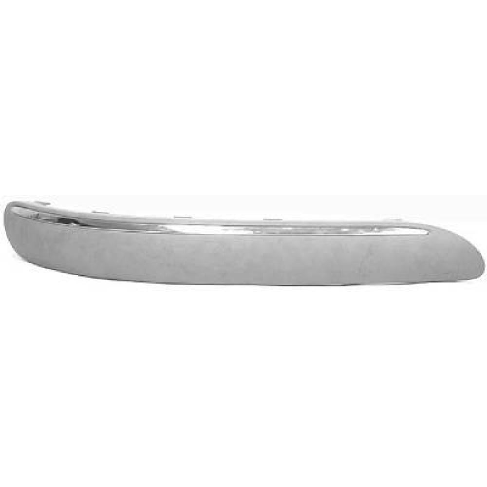 modanatura destra paraurti anteriore con primer con profilo cromato mercedes a class w168 2002 2004 a16888001129999