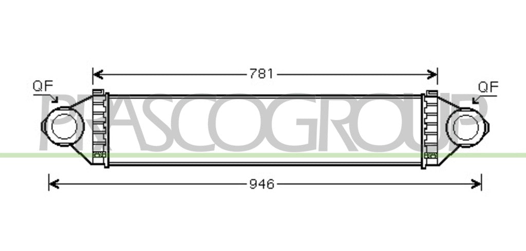 intercooler mercedes a class w169 2004 2007 me324n001