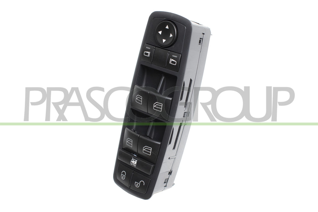 pulsantiera alzacristallo porta anteriore sinistra nera 4 interruttori senza funzione chiusura retrovisori 3 pins mercedes a class w169 2004 2007 me324ws14