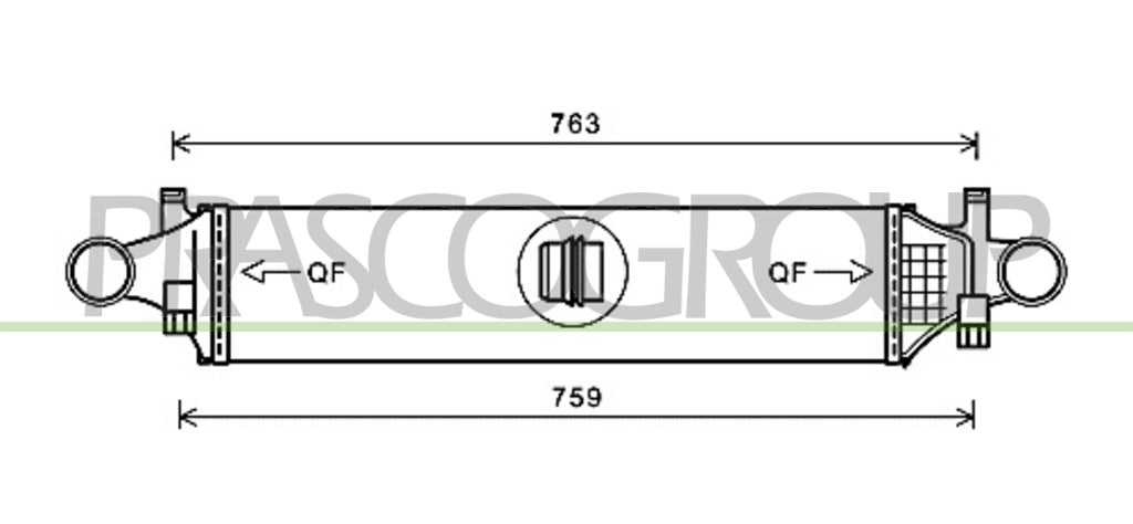 intercooler mercedes a class w176 2012 2015 me328n001