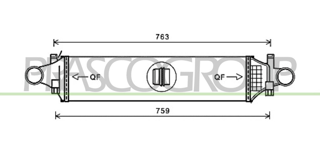 intercooler mercedes a class w176 2012 2015 me328n002