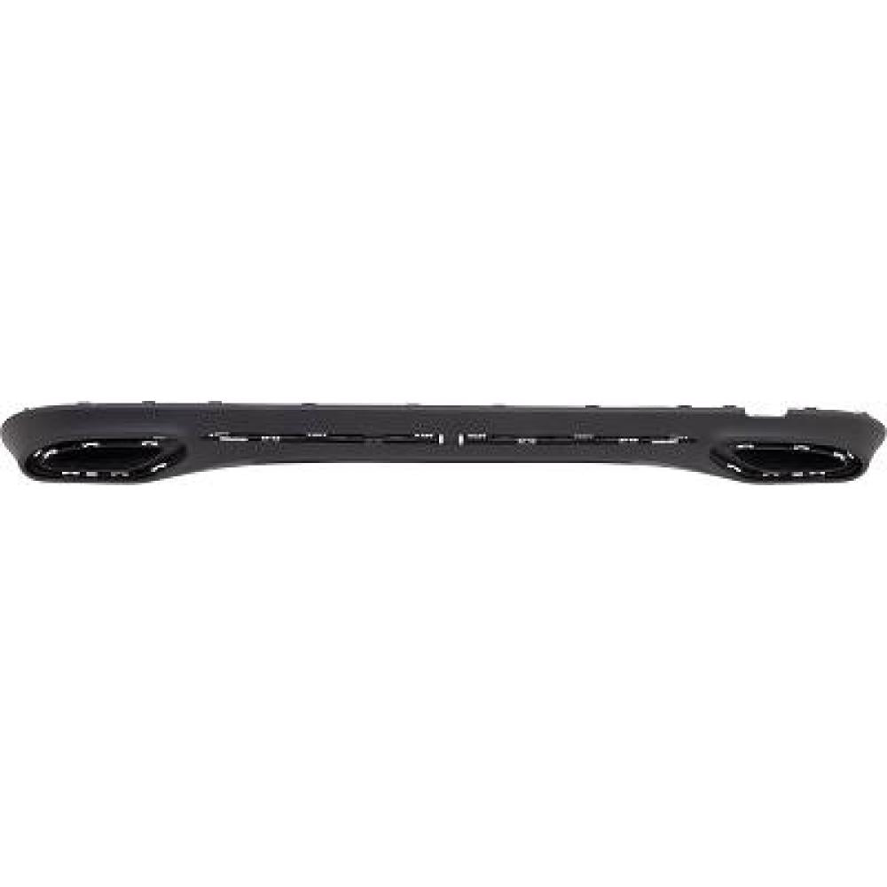 spoiler paraurti posteriore nero goffrato mod 4 porte mercedes a class w177 2018 2023 a1778851103