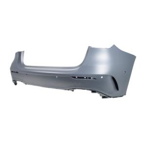 paraurti posteriore con primer con tappo copri gancio con fori pdc e park assist supporti mod amg mercedes a class w177 5 porte amg amg line 2018 2023 me3331051