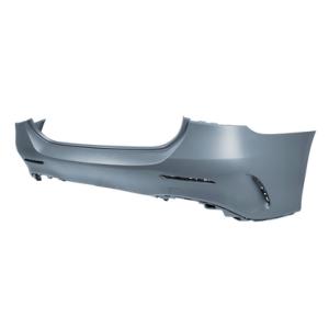 paraurti posteriore con primer con tappo copri gancio con tracce pdc e park assist mod a 35 amg mercedes a class w177 4 porte amg amg line 2018 2023 me3341060