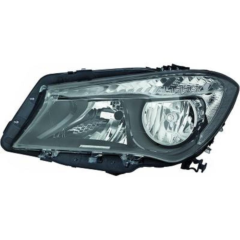 proiettore destro h7 h15 elettrico con motore nero mercedes cla class w117 c117 2013 2016 me3504913