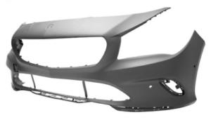 paraurti anteriore con primer con fori pdc con fori park assist supporti con tracce lavafari mercedes cla class w117 c117 2016 2019 me3521011