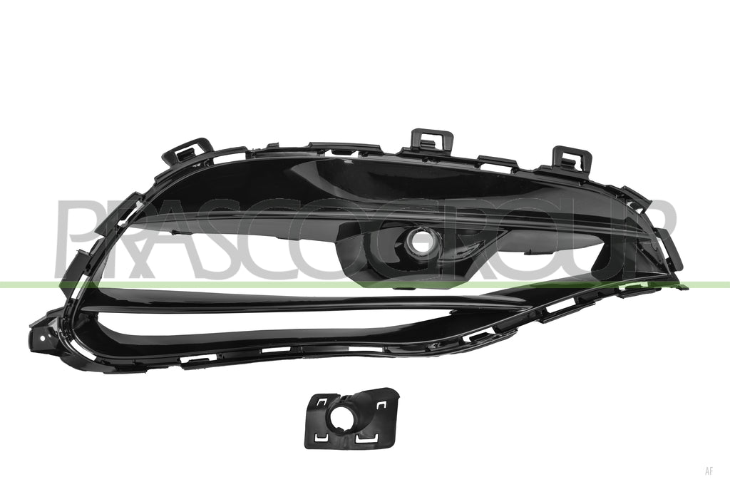 griglia destra paraurti anteriore nera lucida con foro pdc supporto mercedes cla class w117 c117 amg amg line 2016 2019 me3532103