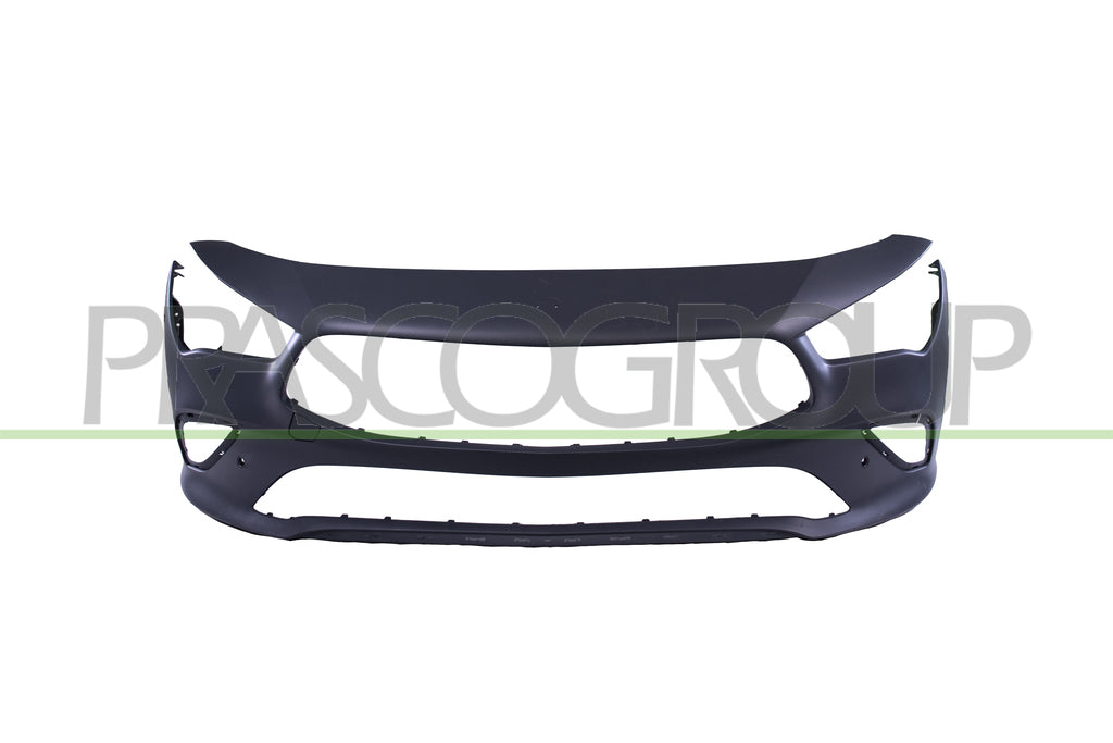 paraurti anteriore con primer con tappo copri gancio con fori pdc con fori park assist supporti mercedes cla class w118 c118 2019 2023 me3541011