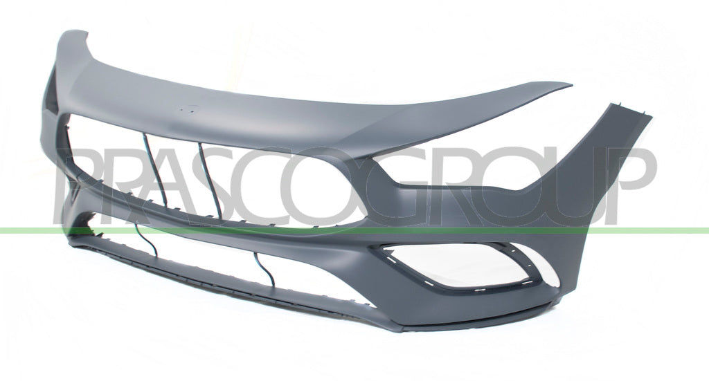 paraurti anteriore con primer con tappo copri gancio con tracce park assist mercedes cla class w118 c118 amg amg line 2019 2023 me3551001