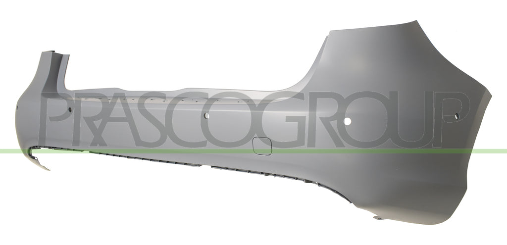 paraurti posteriore con primer con tappo copri gancio traino con fori modanatura con fori pdc e fori park assist supporti mod style pack mercedes b class w246 2014 2019 me4261071