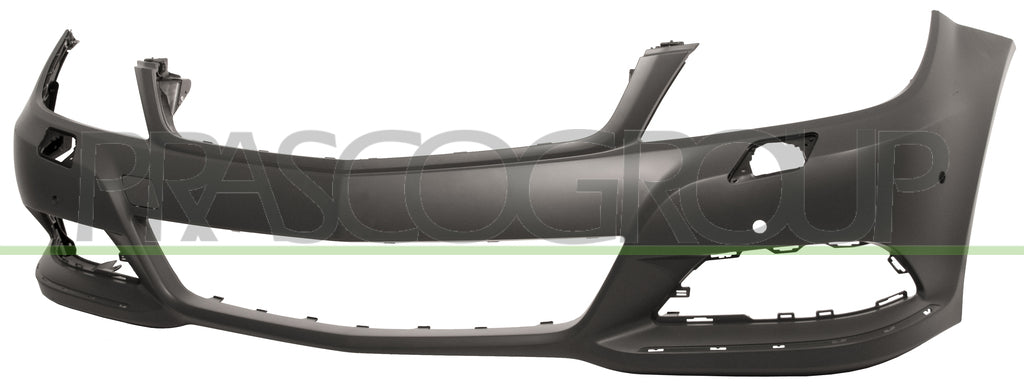 paraurti anteriore con primer con fori pdc supporti con fori lavafari mod avantgarde elegance mercedes c class w204 2011 2013 me4401011
