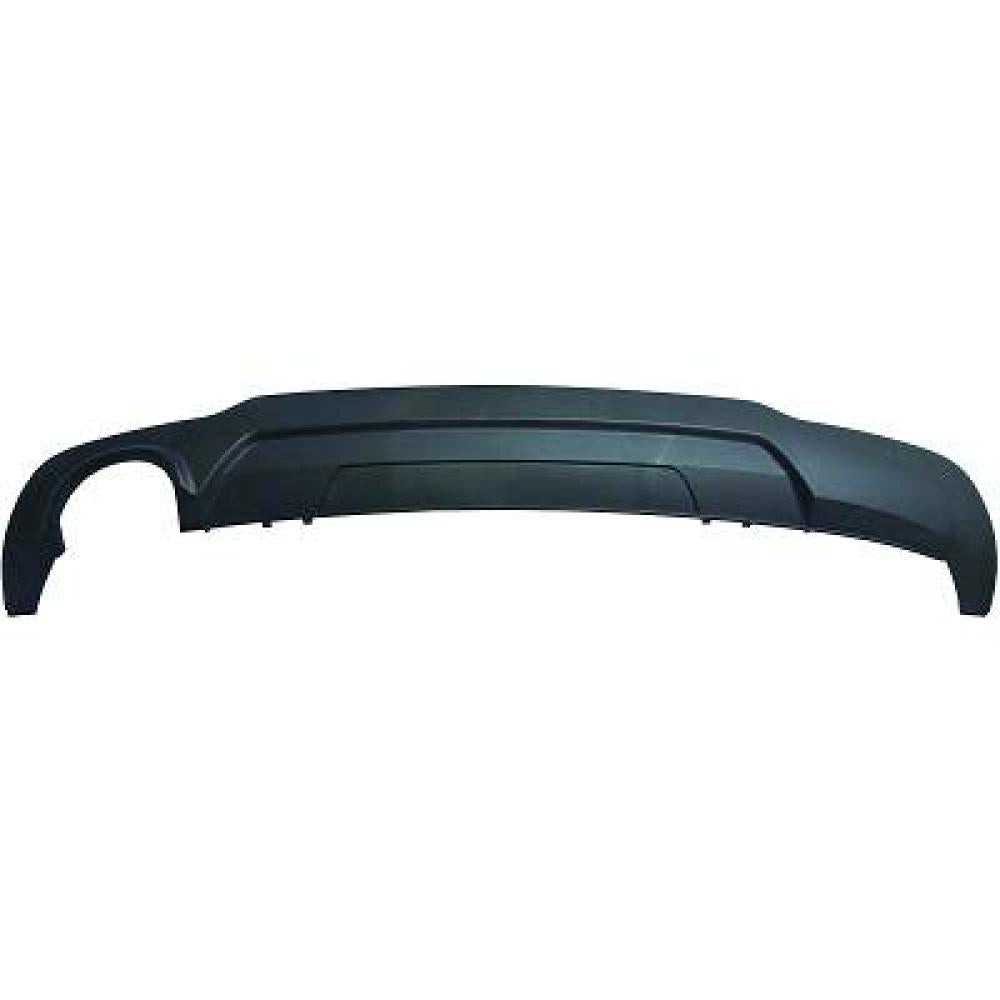 spoiler paraurti posteriore senza primer con scarico singolo sinistro mercedes c class coupe c204 2011 2015 me4401851