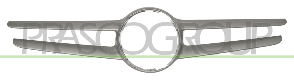 modanatura griglia radiatore argento senza foro telecamera senza fori profilo mercedes c class w205 s205 2014 2018 me4422226