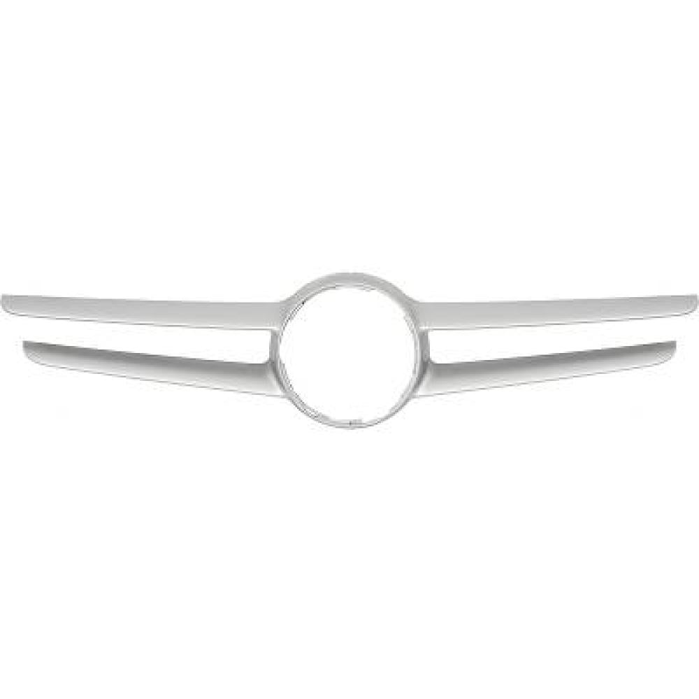 modanatura griglia radiatore argento senza foro telecamera senza fori profilo mercedes c class w205 s205 2014 2018 a2058880260
