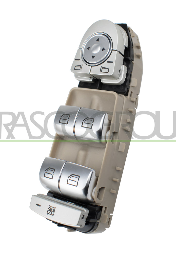 pulsantiera alzacristallo porta anteriore sinistra beige 4 interruttori senza funzione chiusura retrovisori 18 pins mercedes c class w205 s205 2014 2018 me442ws24